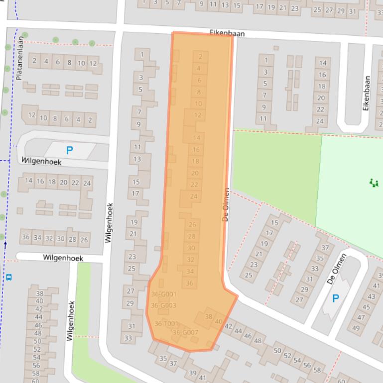 Kaart van postcodegebied 6903BN.