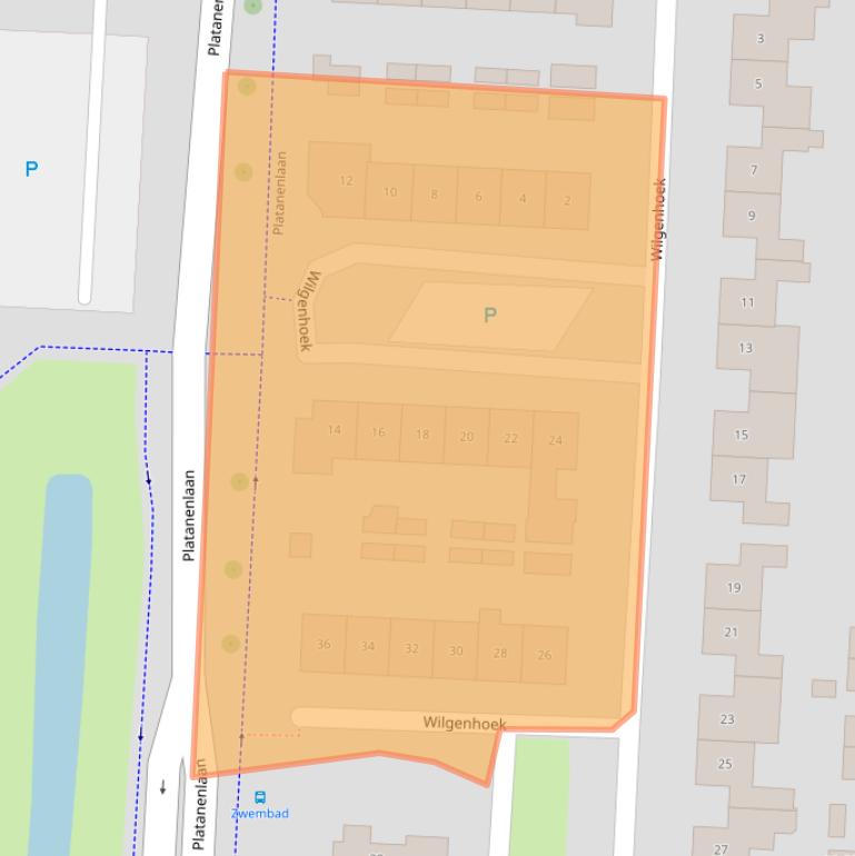 Kaart van postcodegebied 6903BT.