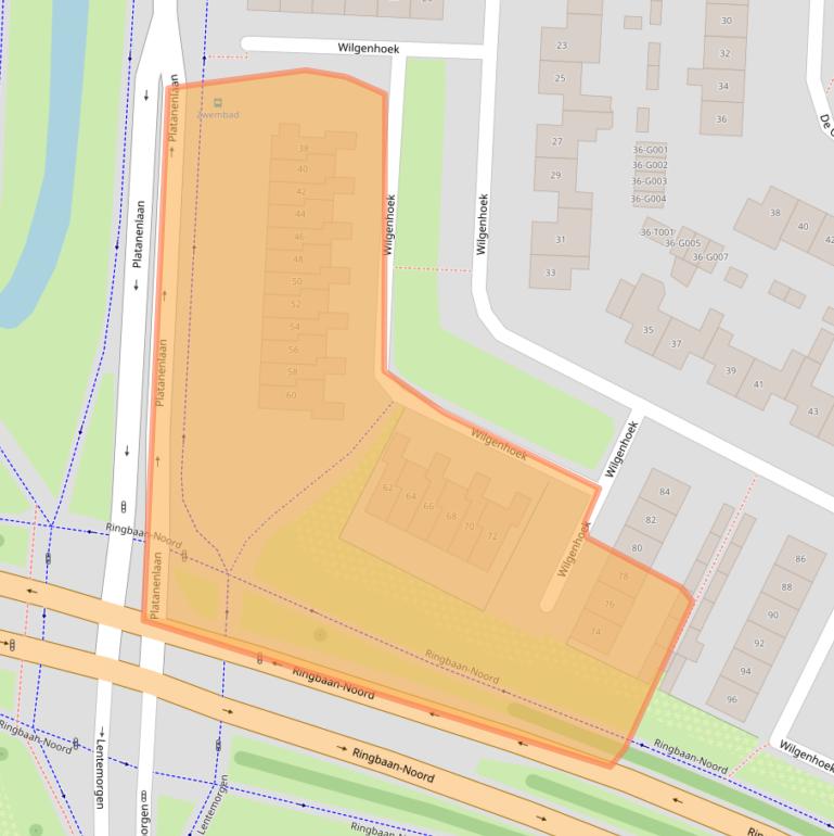 Kaart van postcodegebied 6903BV.