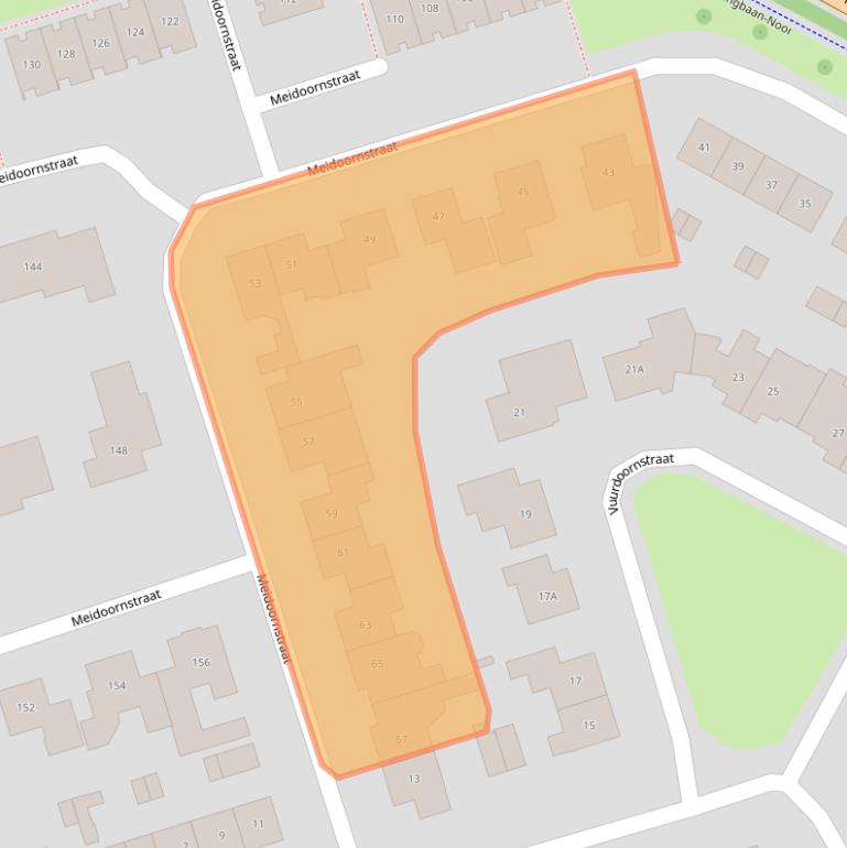 Kaart van postcodegebied 6903CB.