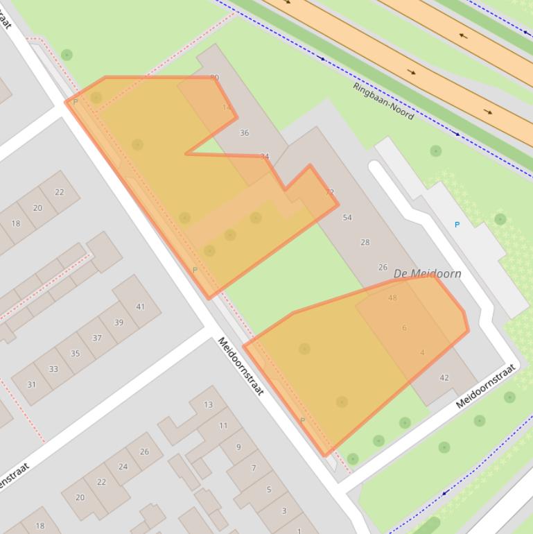 Kaart van postcodegebied 6903CD.