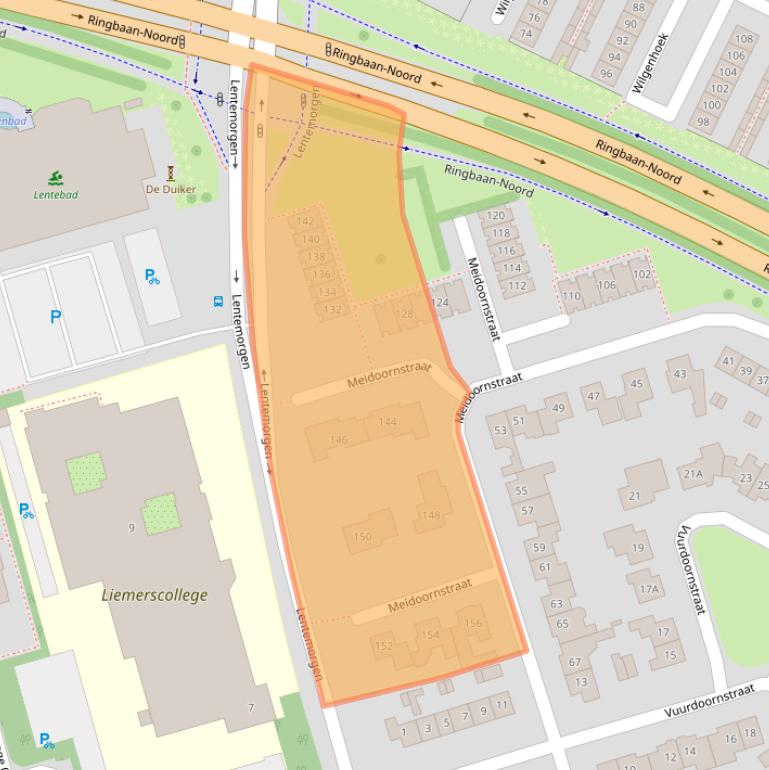 Kaart van postcodegebied 6903CH.