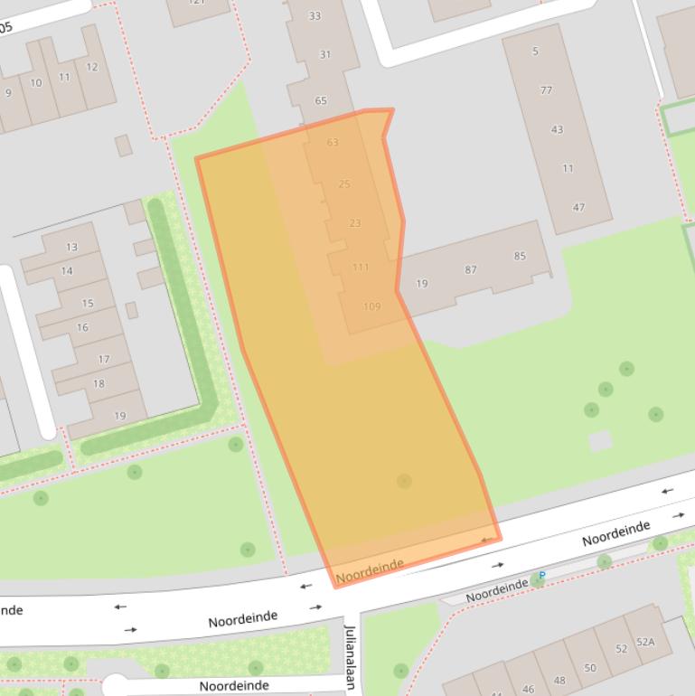 Kaart van postcodegebied 6903DD.