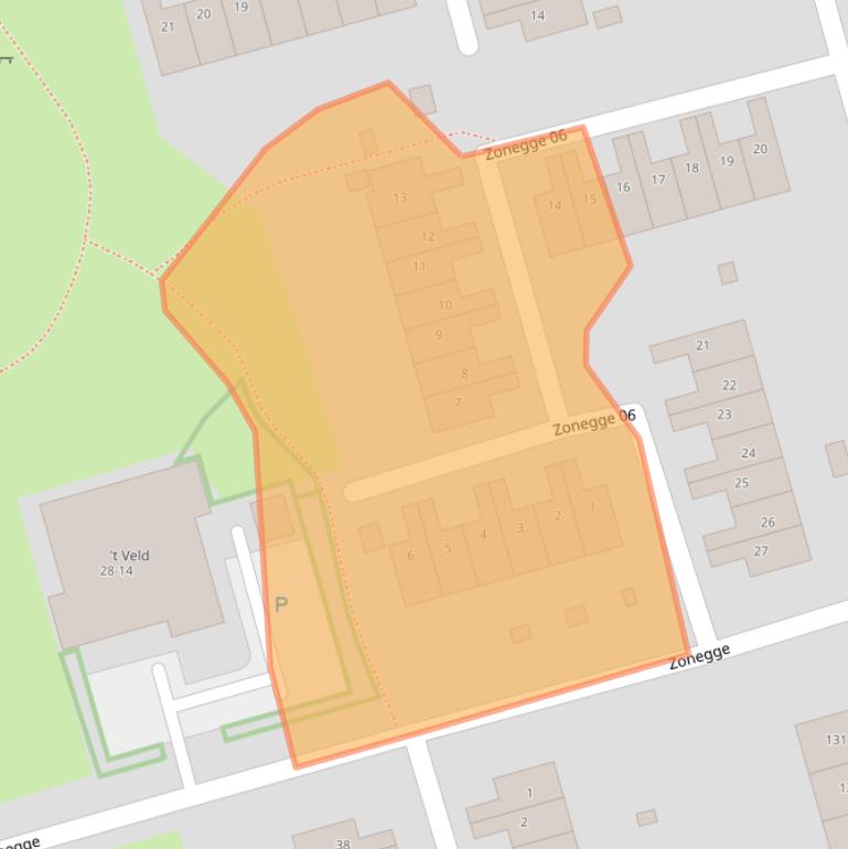 Kaart van postcodegebied 6903EM.