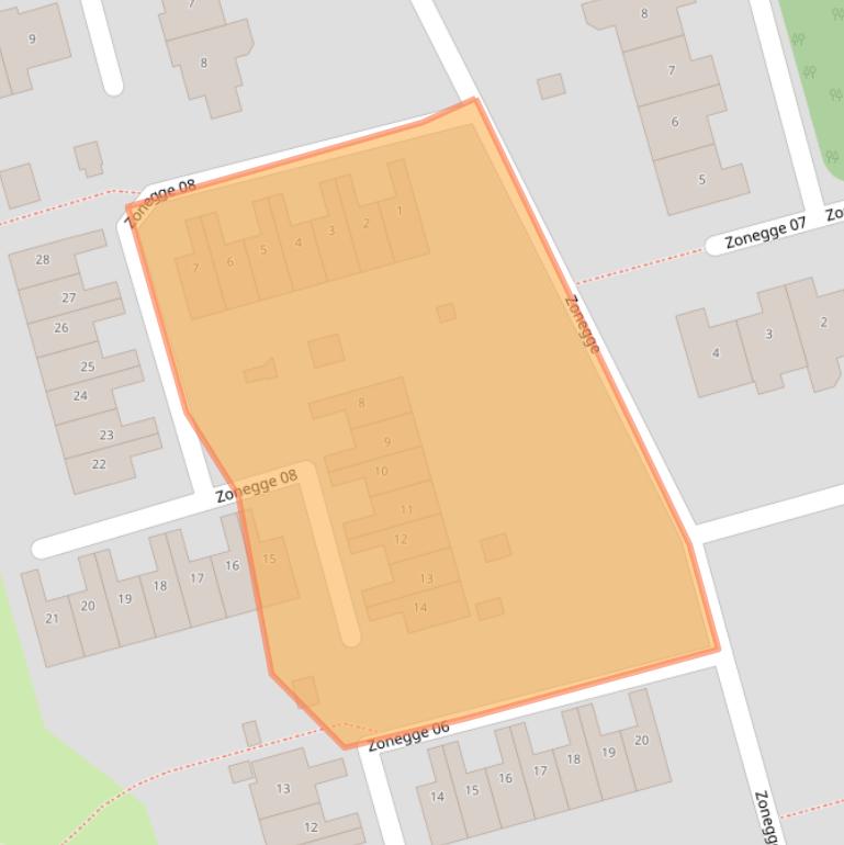Kaart van postcodegebied 6903ES.