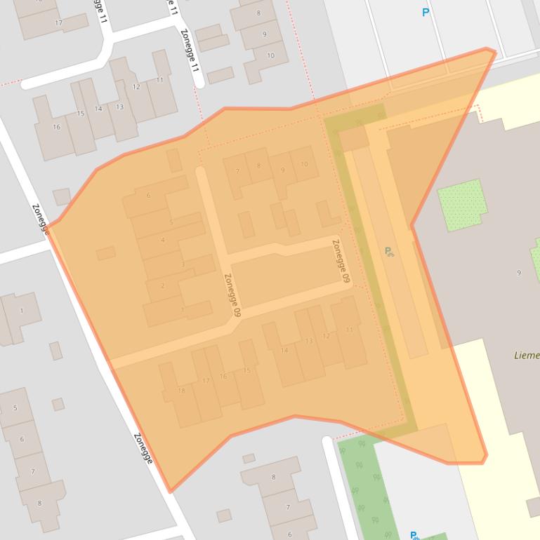 Kaart van postcodegebied 6903EV.