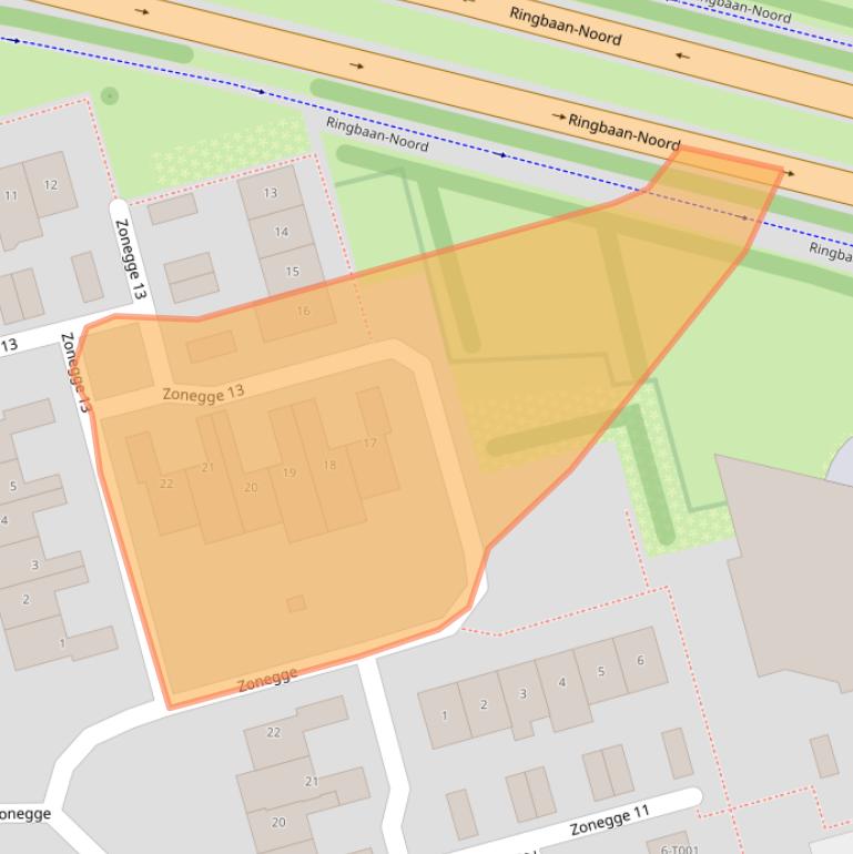 Kaart van postcodegebied 6903GG.