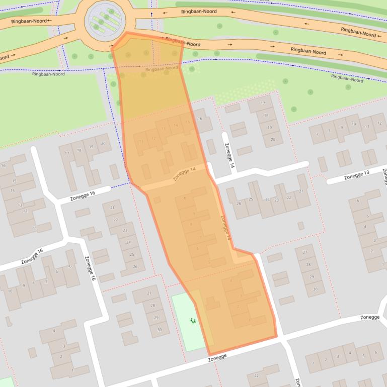 Kaart van postcodegebied 6903GH.