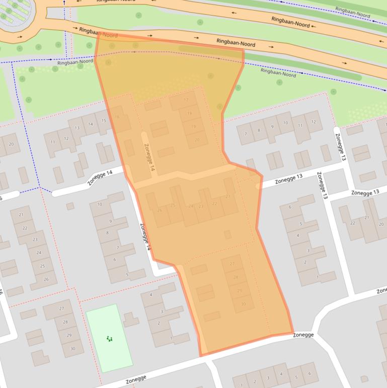 Kaart van postcodegebied 6903GJ.