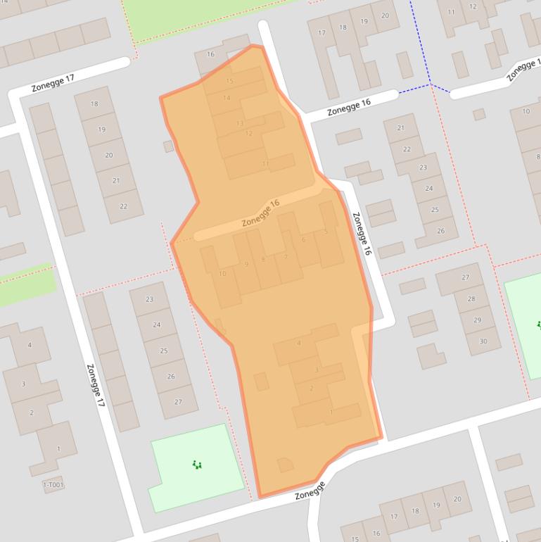 Kaart van postcodegebied 6903GM.