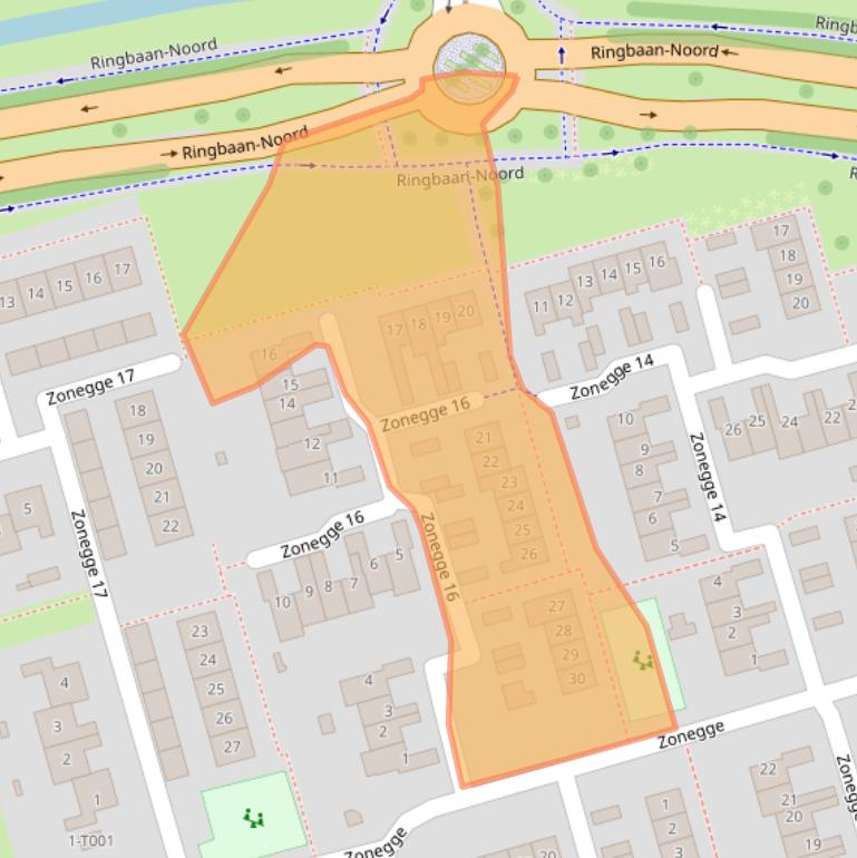 Kaart van postcodegebied 6903GN.