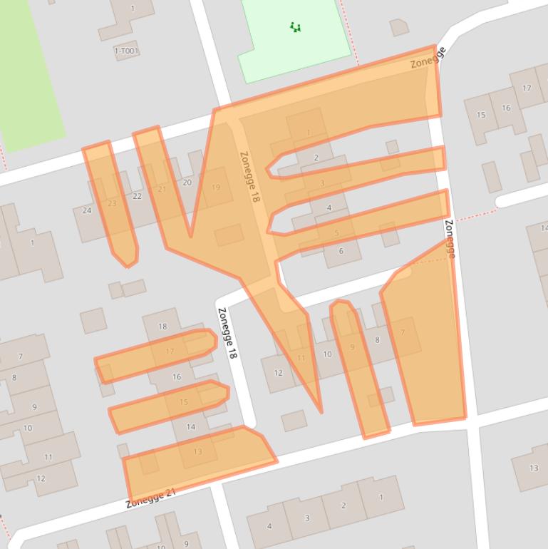 Kaart van postcodegebied 6903GS.