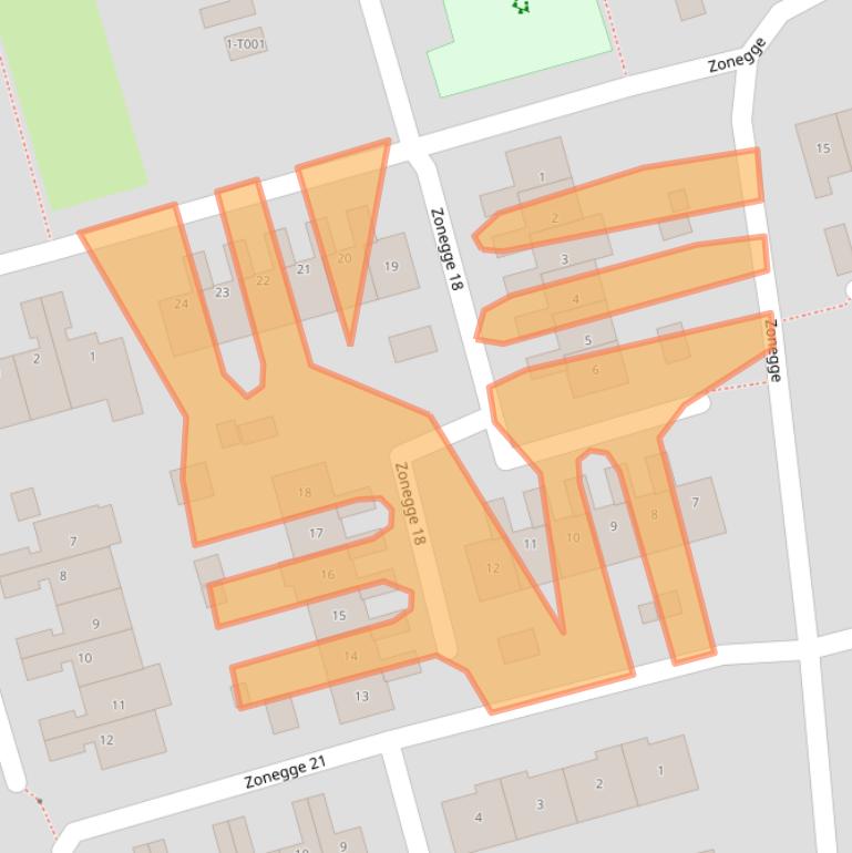 Kaart van postcodegebied 6903GT.