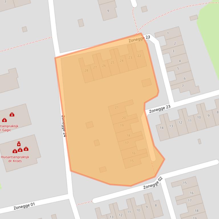 Kaart van postcodegebied 6903HG.