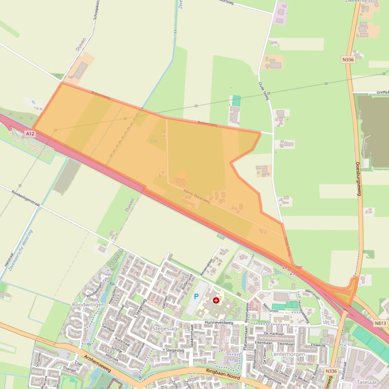 Kaart van postcodegebied 6903PD.