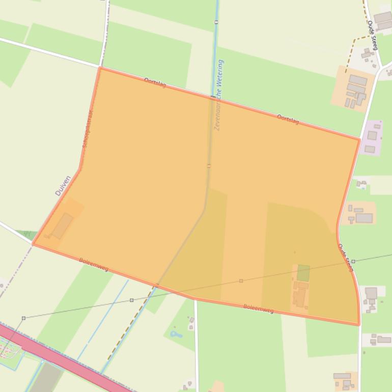 Kaart van postcodegebied 6903PE.