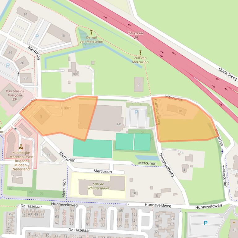 Kaart van postcodegebied 6903PX.