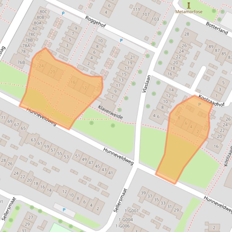 Kaart van postcodegebied 6903RD.