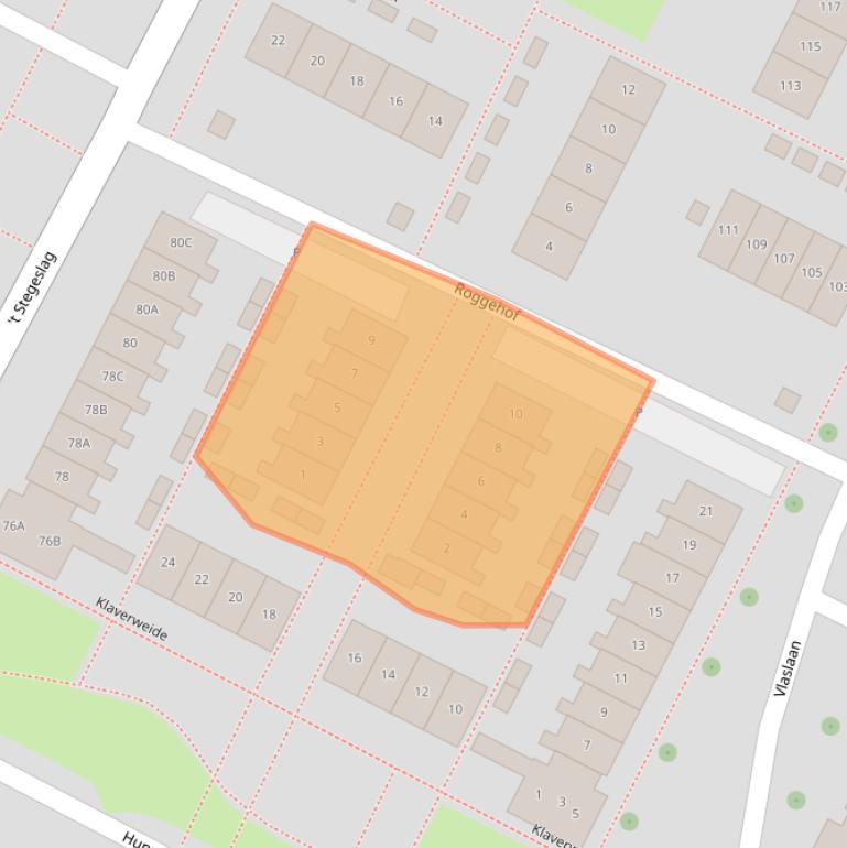 Kaart van postcodegebied 6903RH.