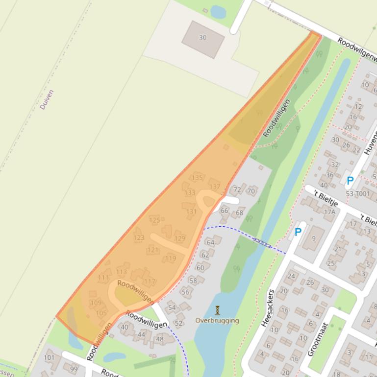 Kaart van postcodegebied 6903TC.