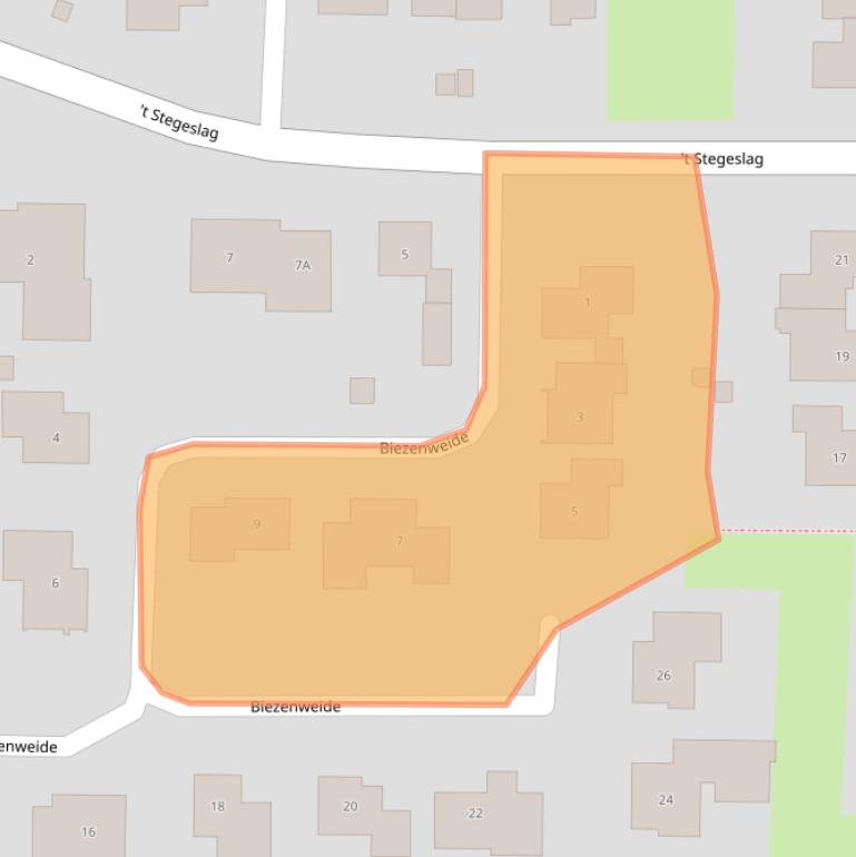 Kaart van postcodegebied 6903VD.