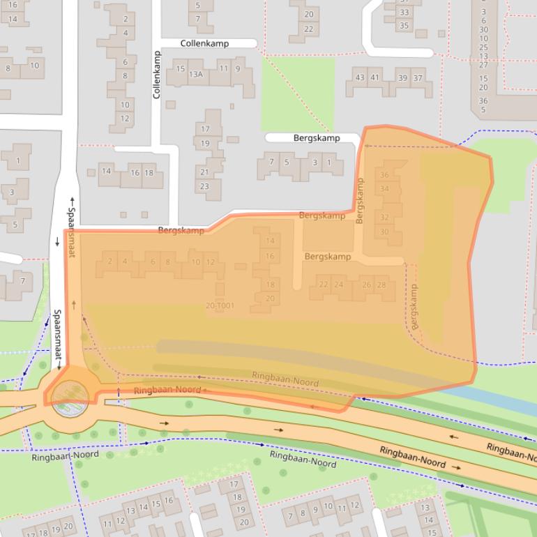 Kaart van postcodegebied 6903VM.