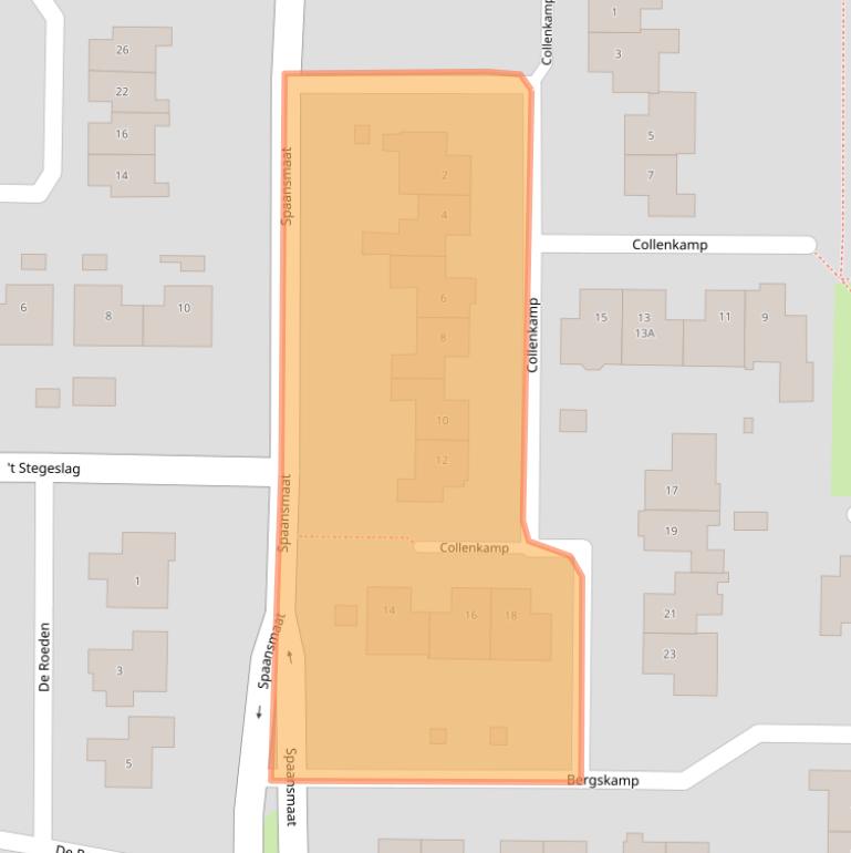 Kaart van postcodegebied 6903VP.