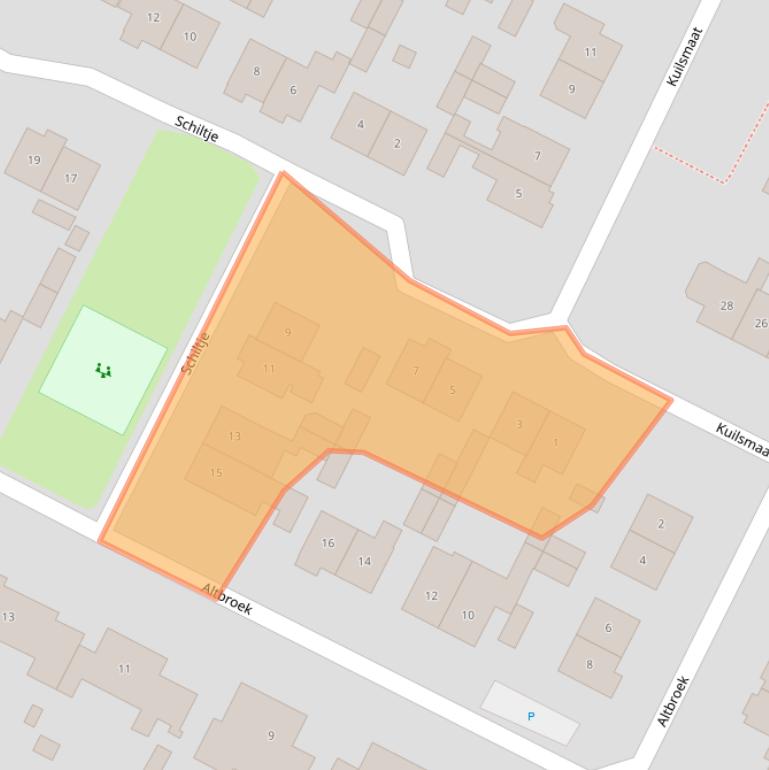 Kaart van postcodegebied 6903WP.