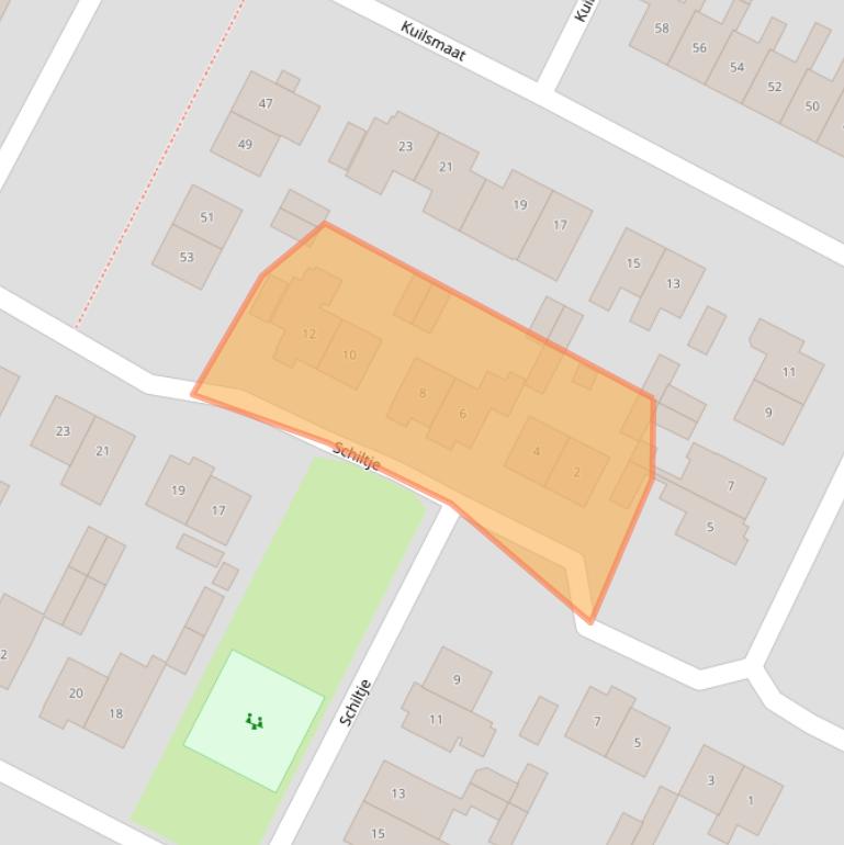 Kaart van postcodegebied 6903WS.