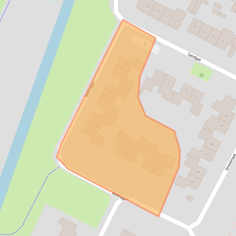 Kaart van postcodegebied 6903WT.