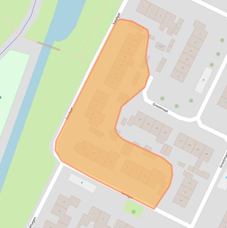 Kaart van postcodegebied 6903WX.