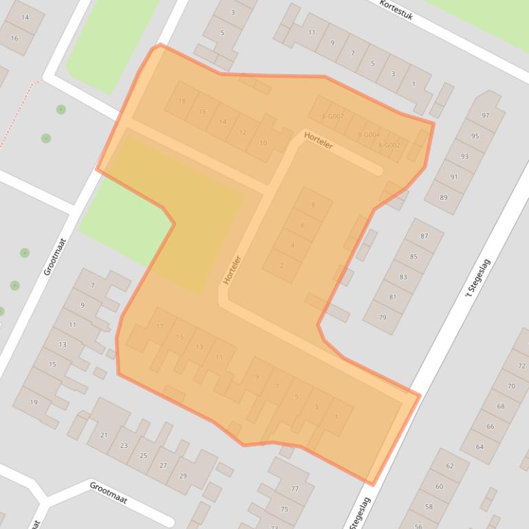 Kaart van postcodegebied 6903XN.