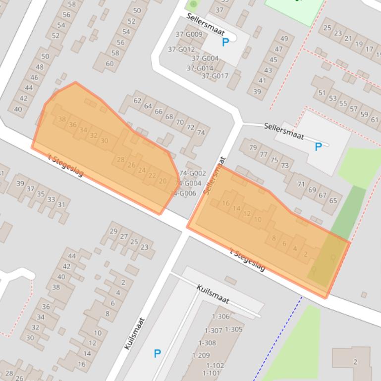 Kaart van postcodegebied 6903XV.