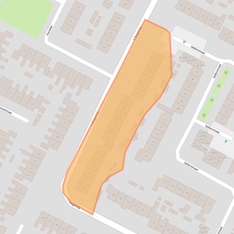 Kaart van postcodegebied 6903XW.