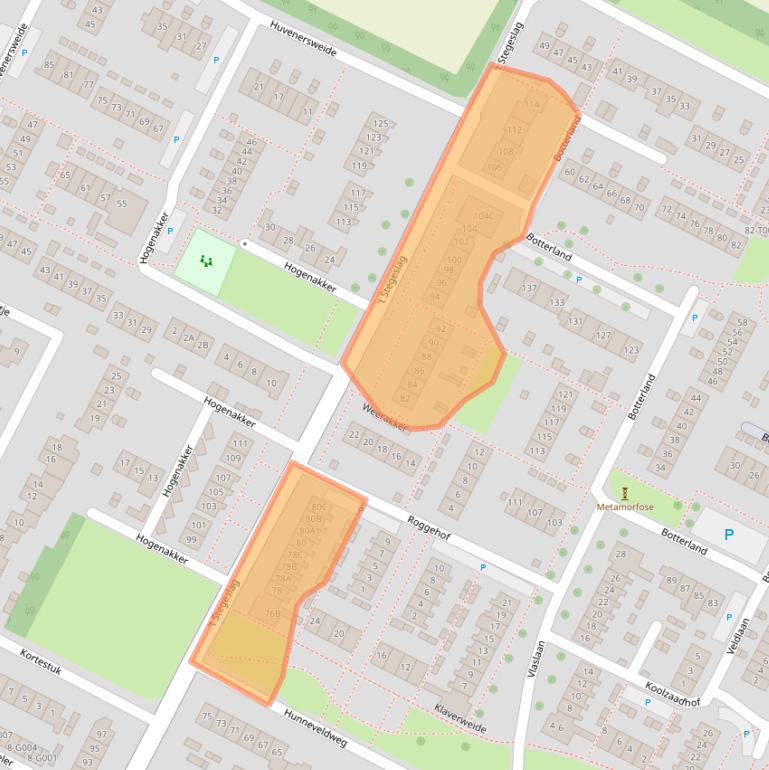 Kaart van postcodegebied 6903XX.