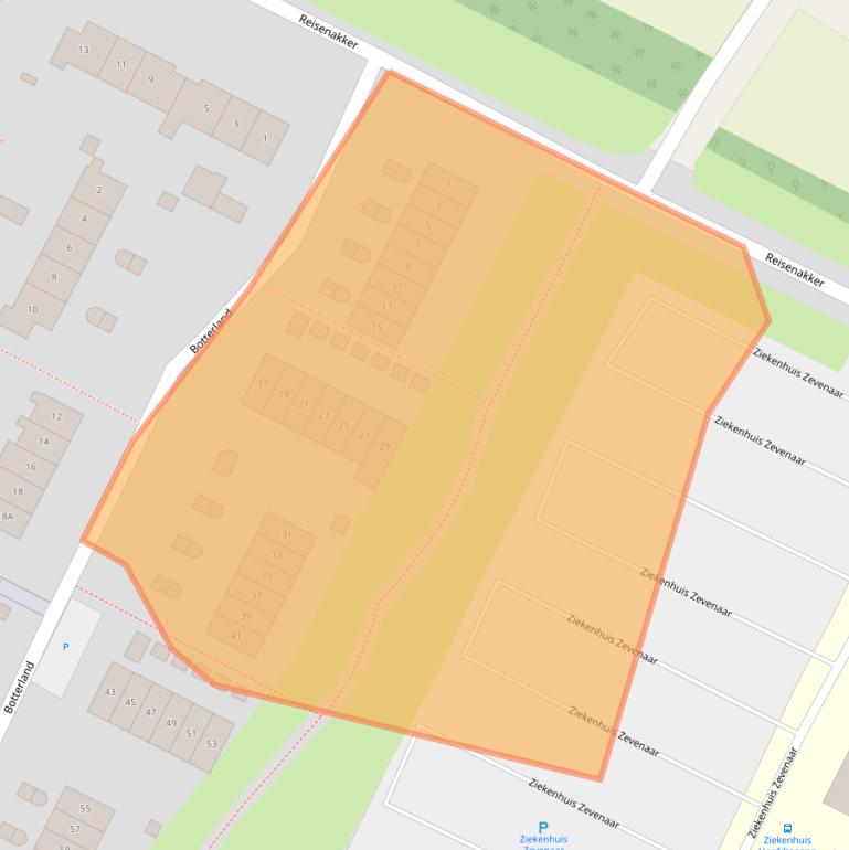 Kaart van postcodegebied 6903ZA.