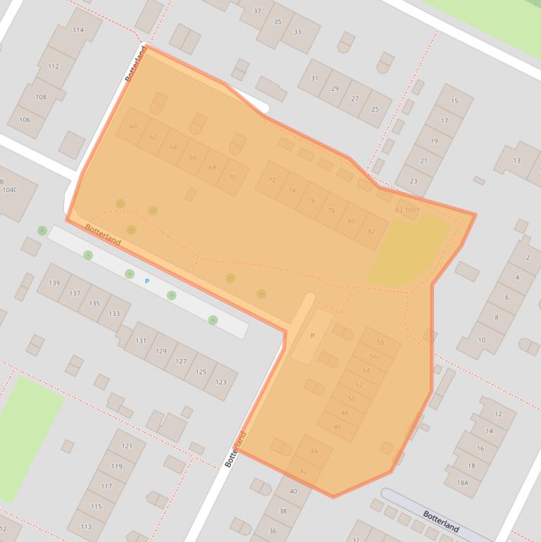 Kaart van postcodegebied 6903ZG.