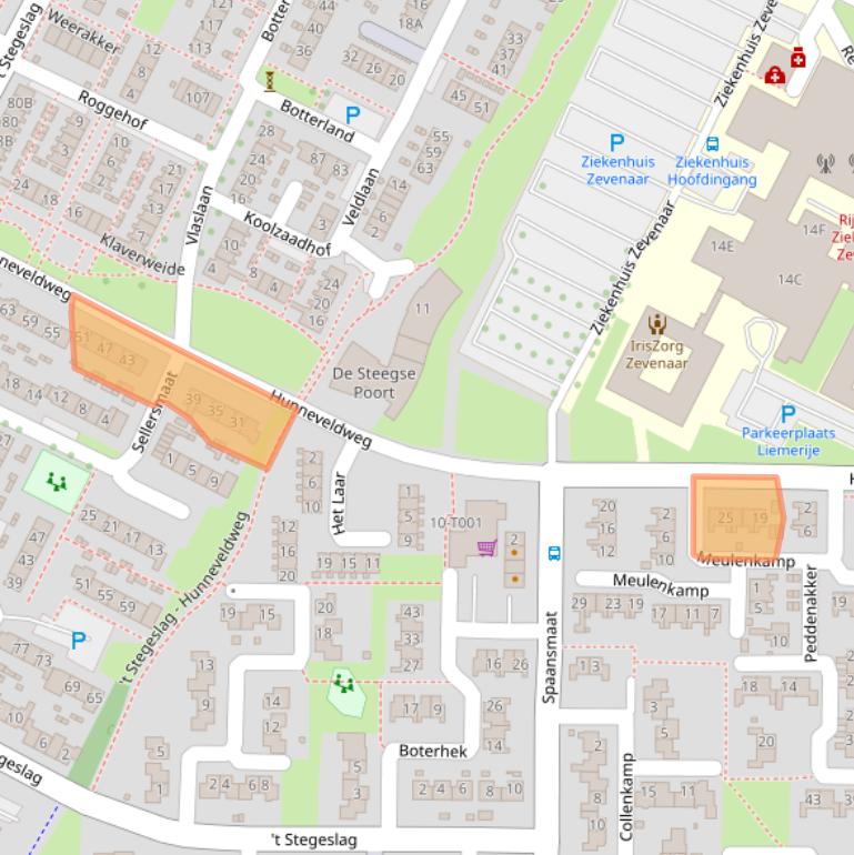 Kaart van postcodegebied 6903ZK.