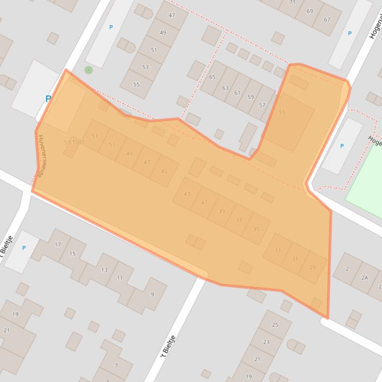 Kaart van postcodegebied 6903ZR.