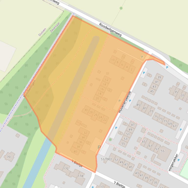 Kaart van postcodegebied 6903ZX.