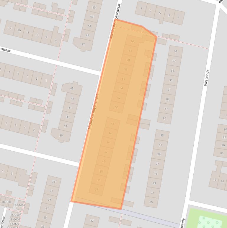 Kaart van postcodegebied 6904AV.