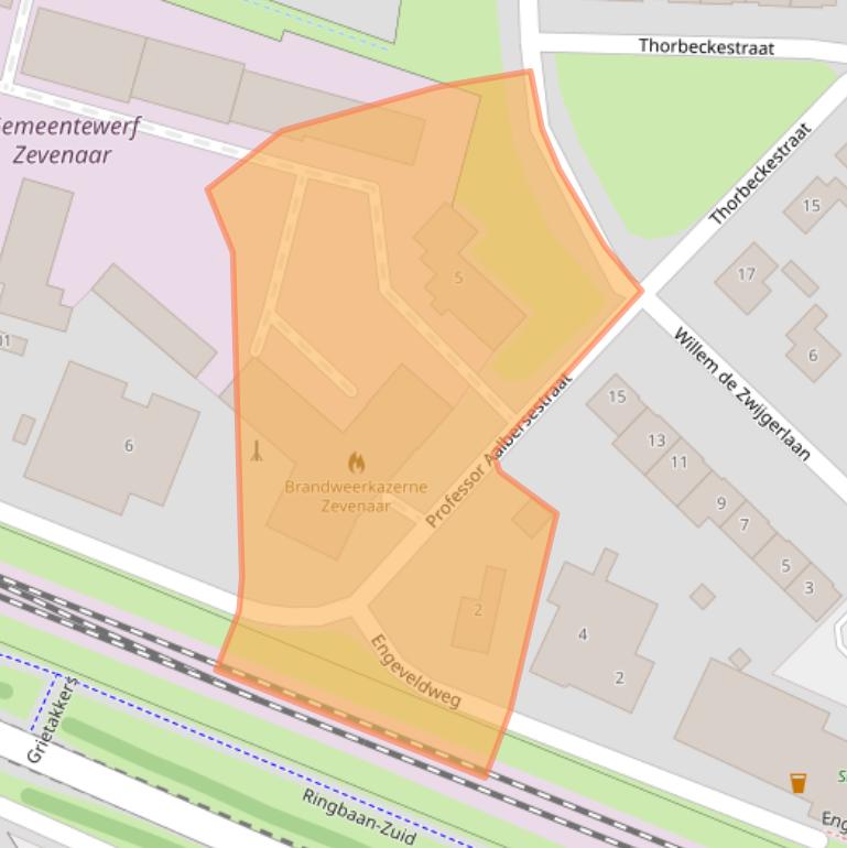 Kaart van postcodegebied 6904CA.