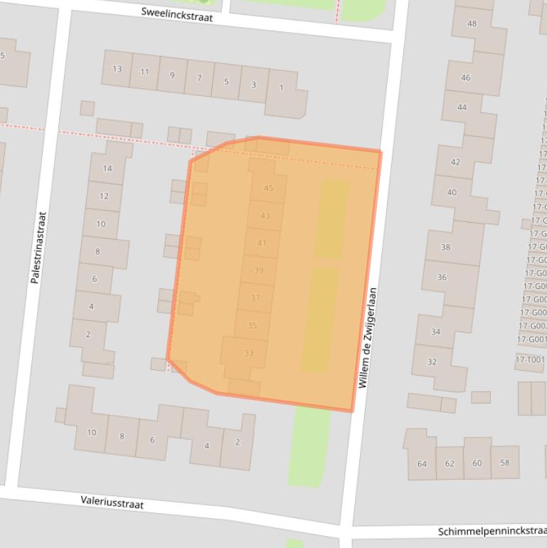 Kaart van postcodegebied 6904CC.