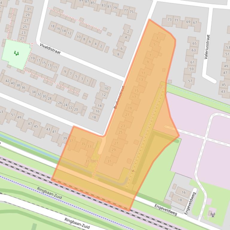 Kaart van postcodegebied 6904DA.