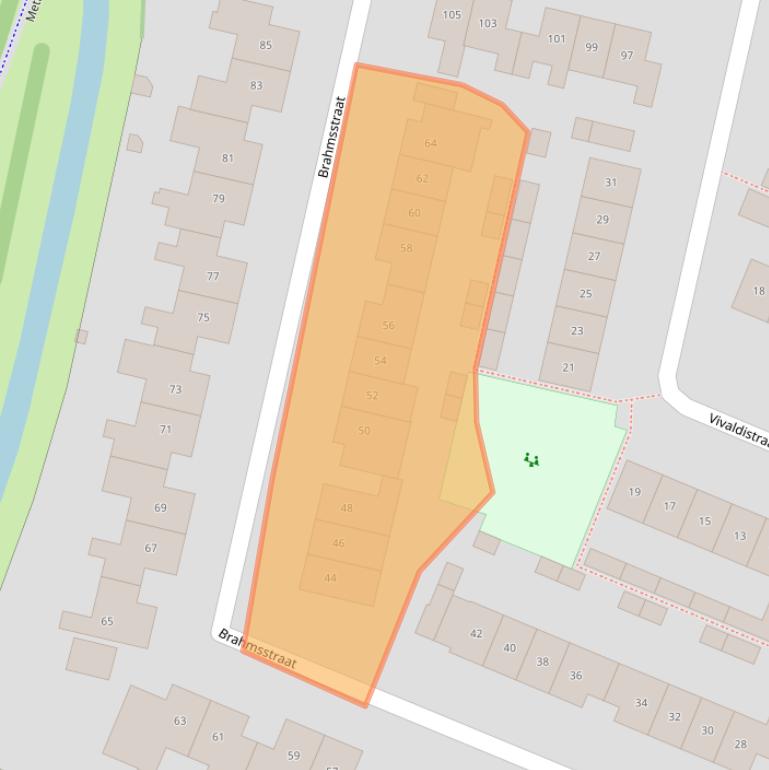 Kaart van postcodegebied 6904DE.