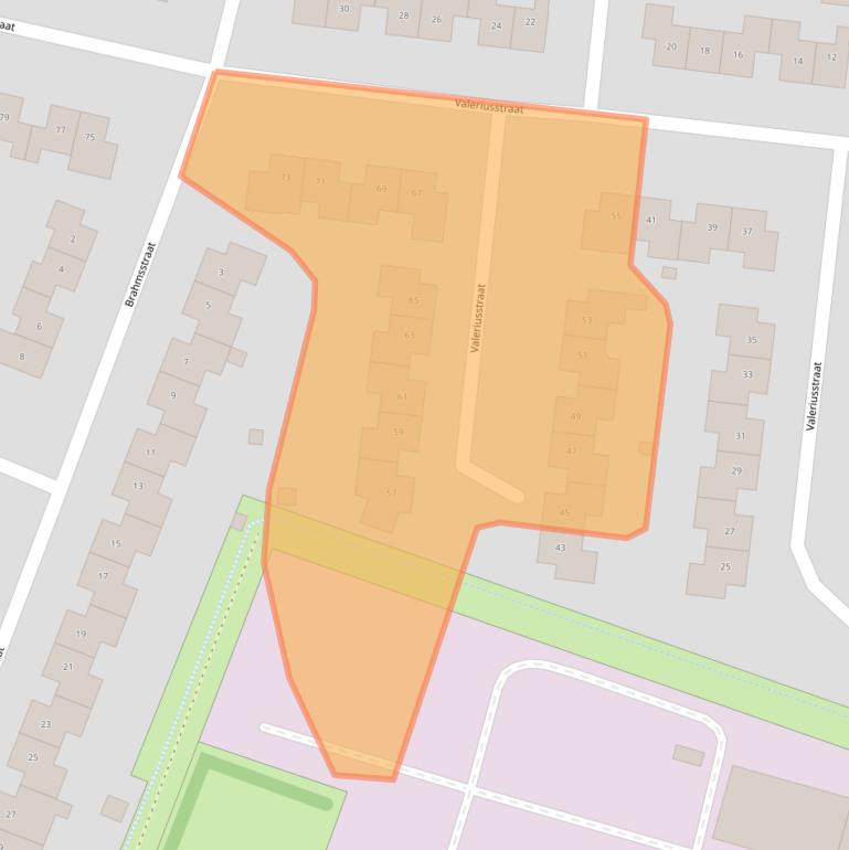 Kaart van postcodegebied 6904DL.