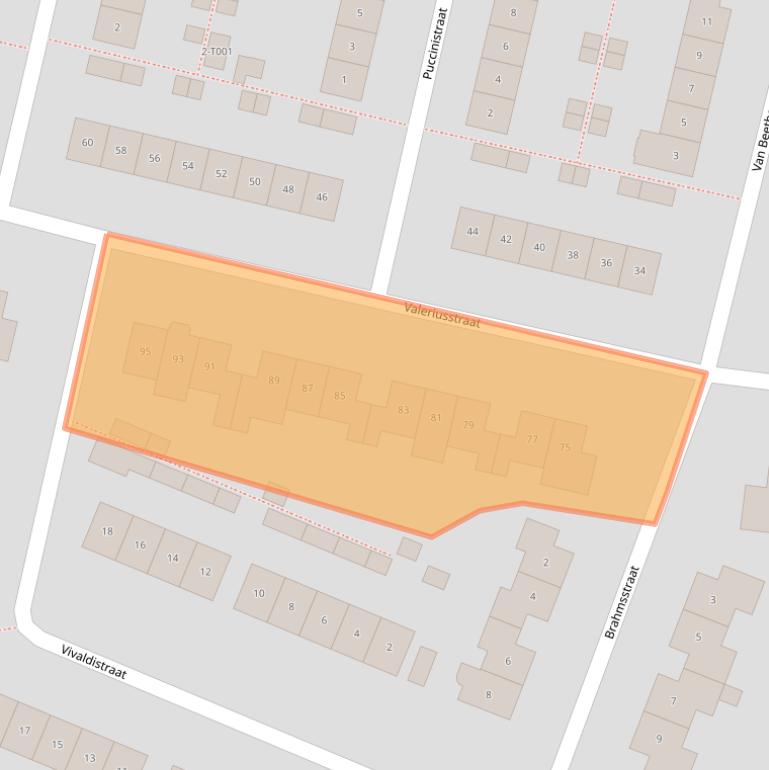 Kaart van postcodegebied 6904DM.