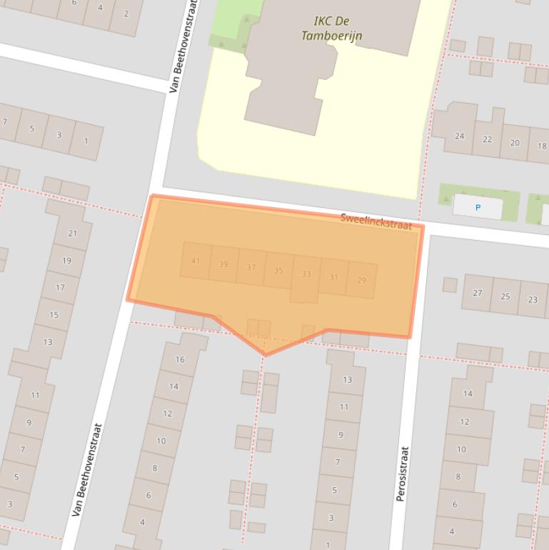 Kaart van postcodegebied 6904ED.