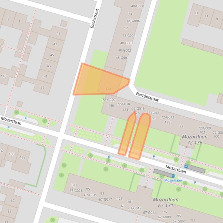 Kaart van postcodegebied 6904GK.