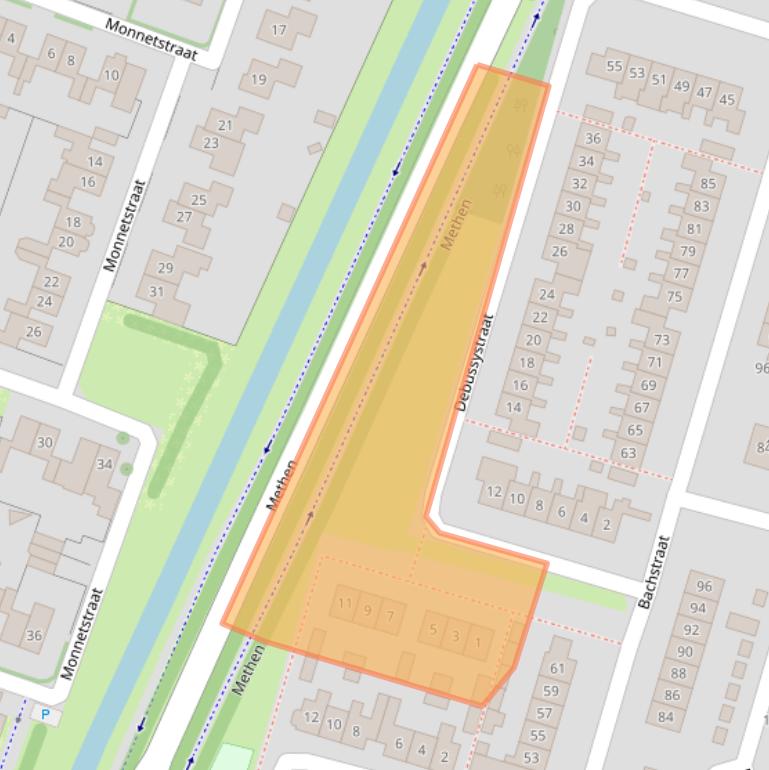 Kaart van postcodegebied 6904HG.